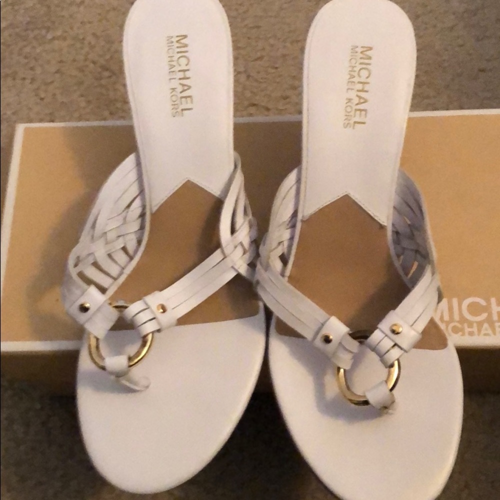 Michael Kors Sandals White Size 8.0M